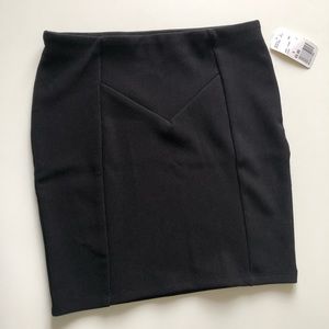 High Waisted Black Mini Skirt New